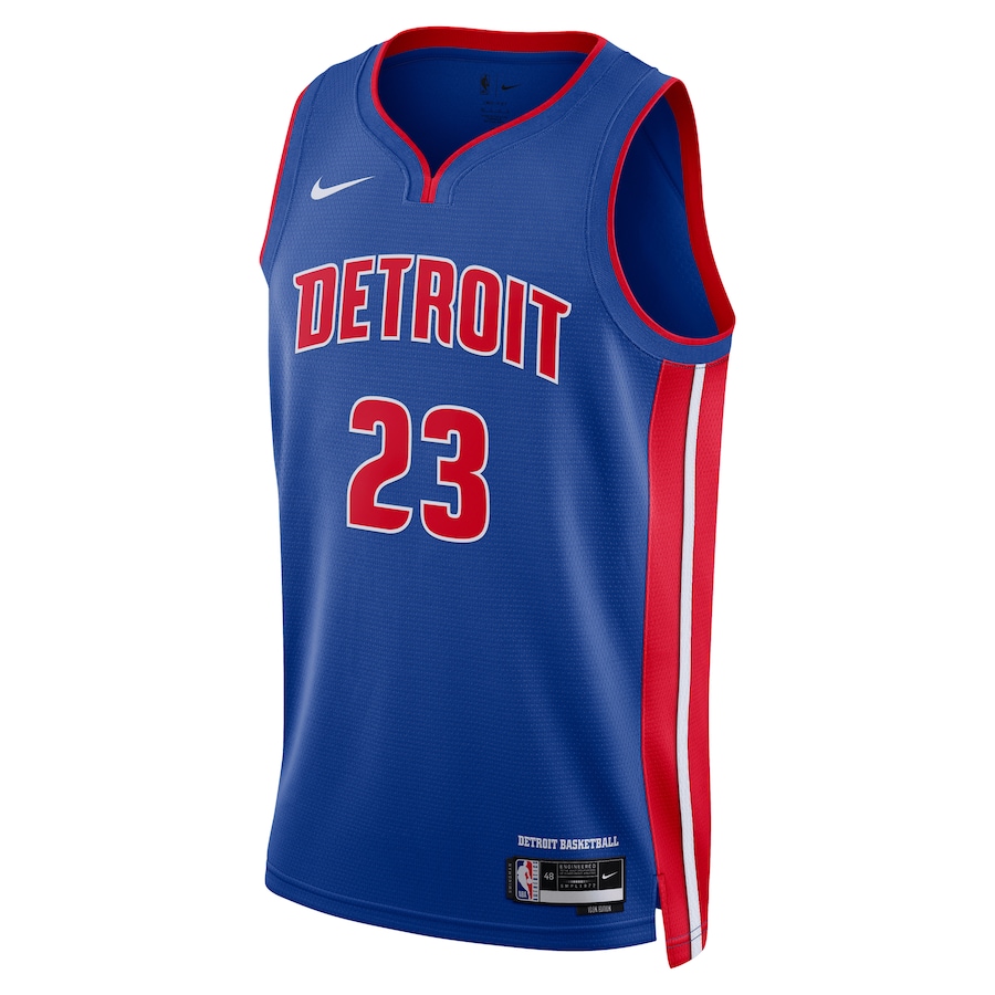 Unisex Detroit Pistons Jaden Ivey Blue 2022 NBA Draft First Round Pick Jersey