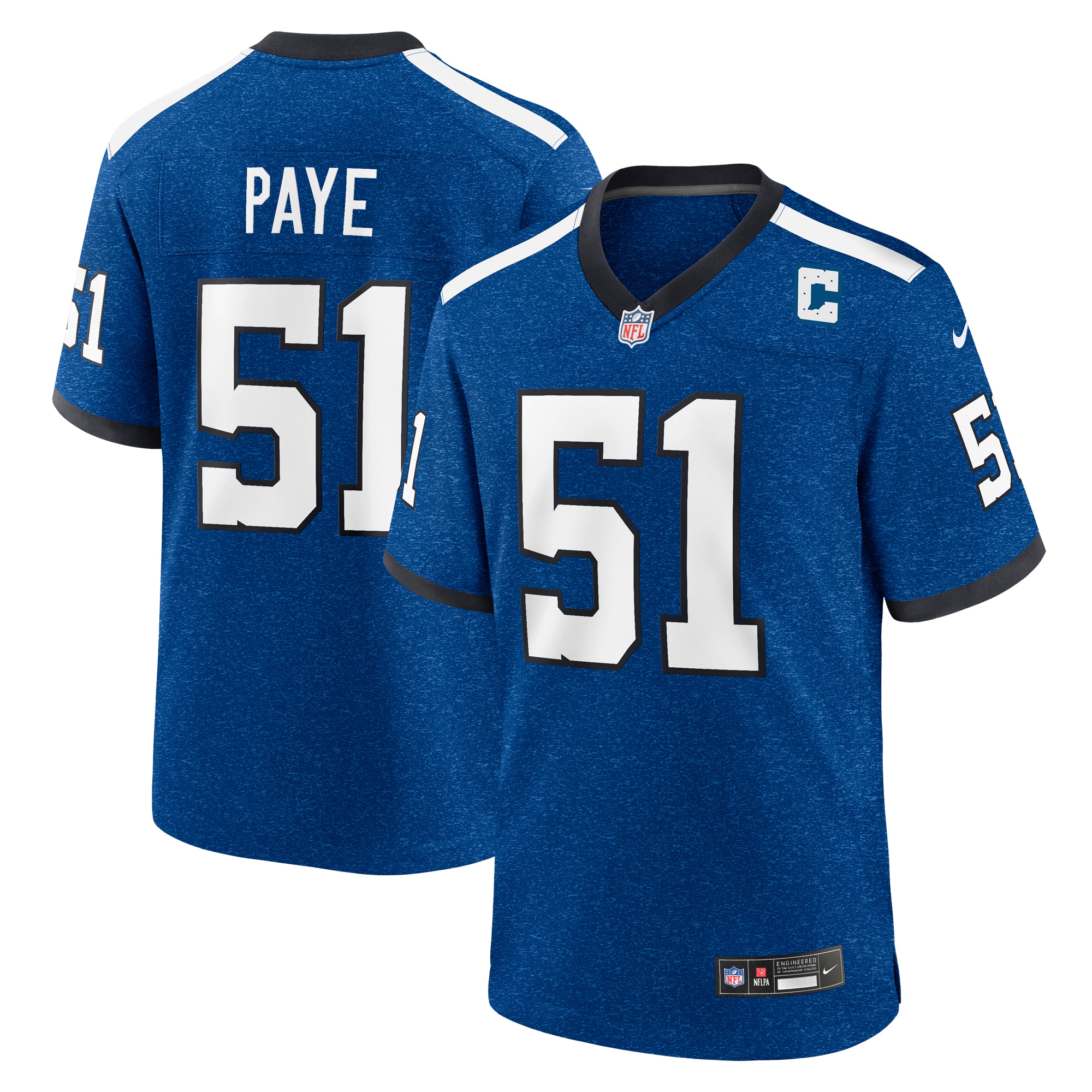 Kwity Paye Indianapolis Colts Indiana Nights Alternate Game Jersey - Royal