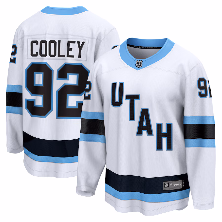 Logan Cooley Utah Hockey Club Fanatics Breakaway Player Jersey - White