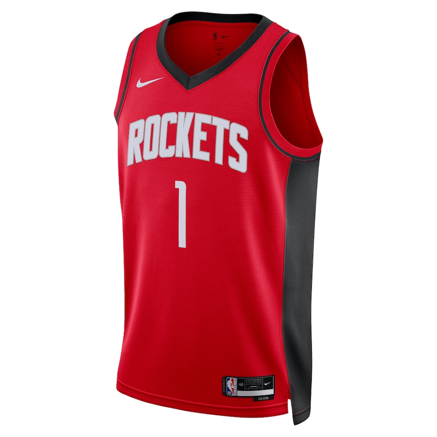 Unisex Houston Rockets Jabari Smith Jr. Red 2022 NBA Draft First Round Pick Jersey