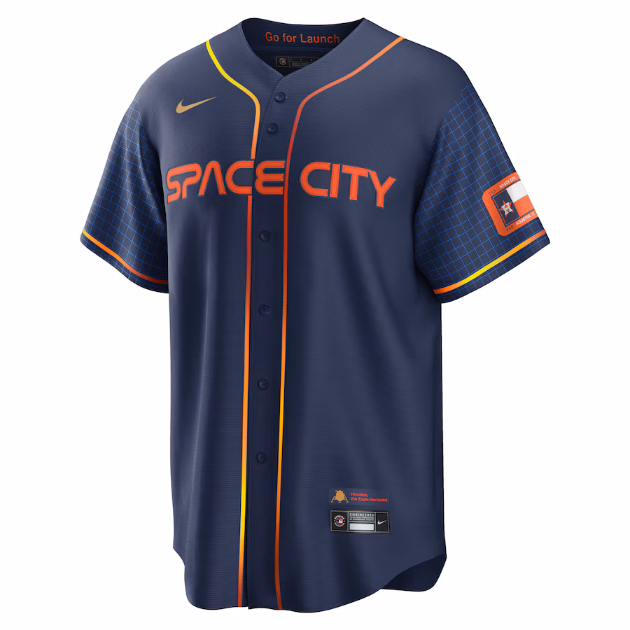 Alex Bregman Houston Astros Nike City Connect Replica Player Jersey - Navy