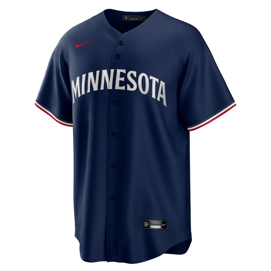 Men's Minnesota Twins Jorge Polanco Navy Alternate Replica Player Jersey
