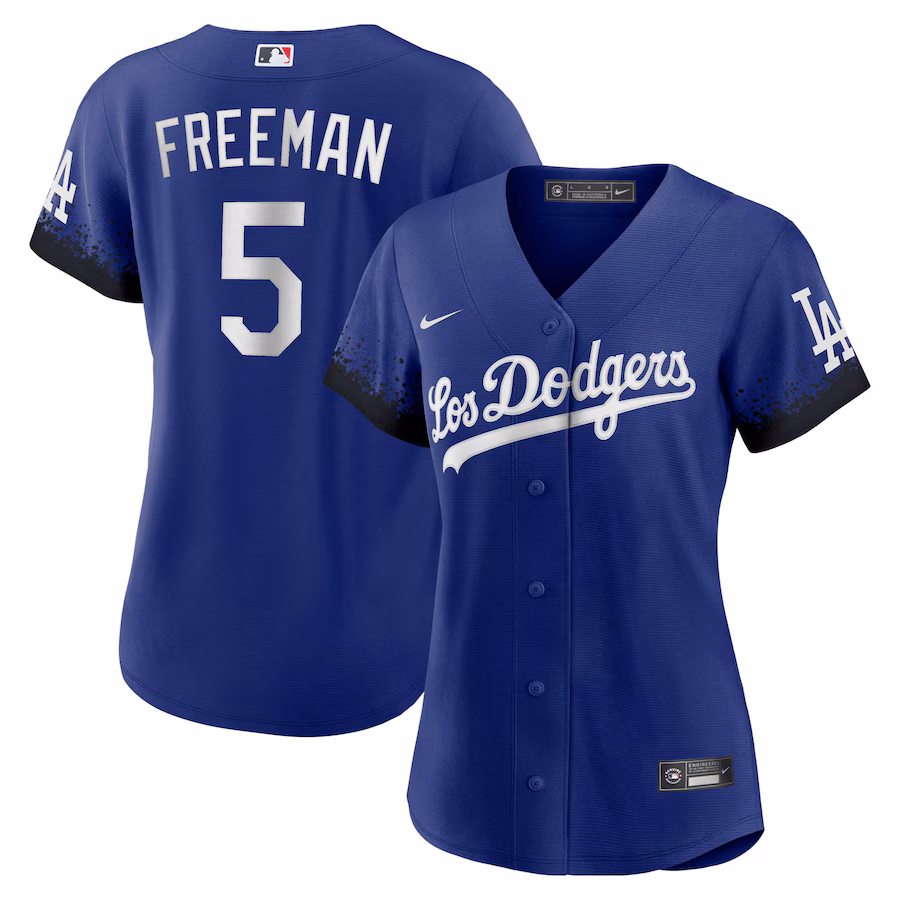 Youth Los Angeles Dodgers Freddie Freeman Nike Royal City Connect Replica Player Jersey
