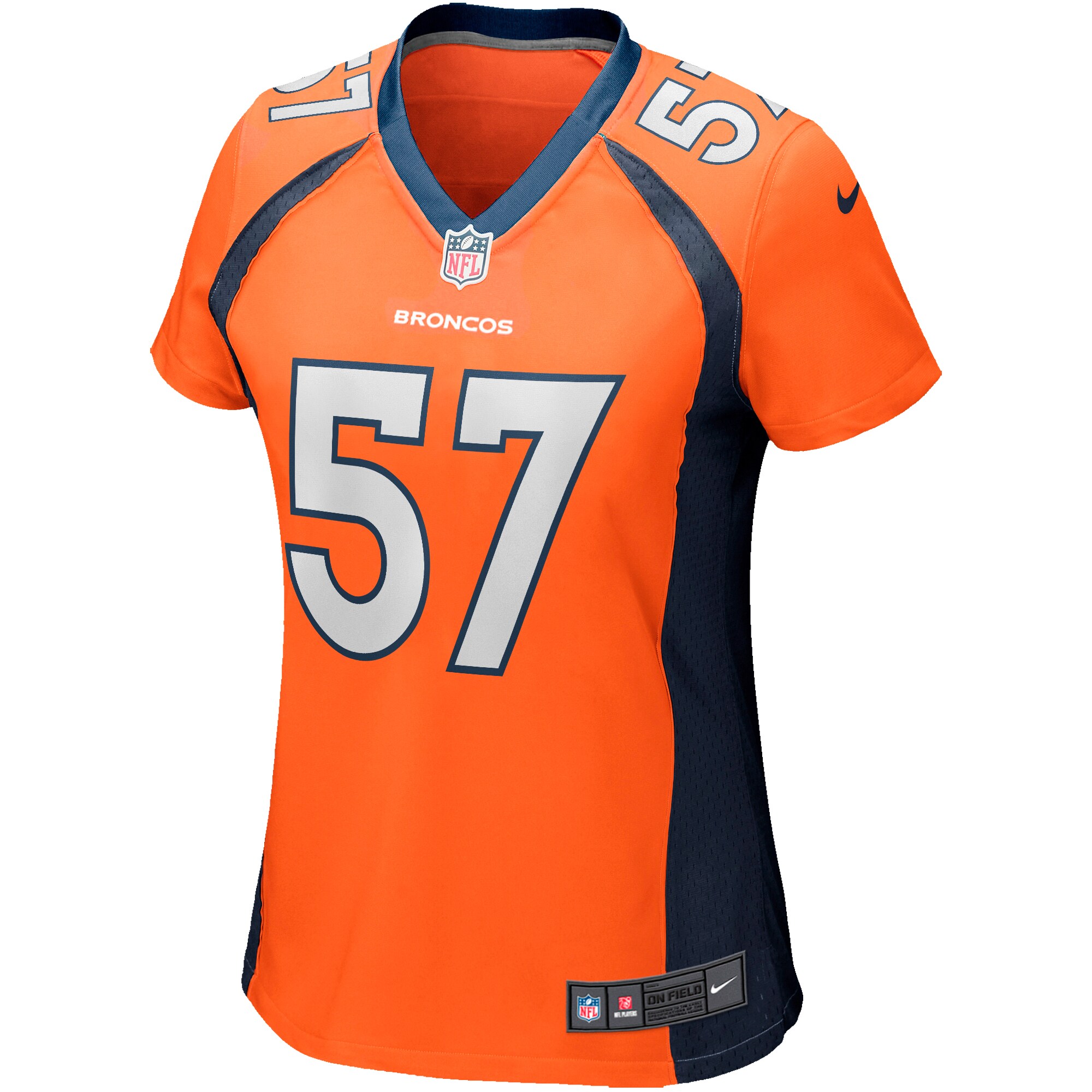 Tom Jackson Denver Broncos Women's Game Retired Player Jersey - Orange