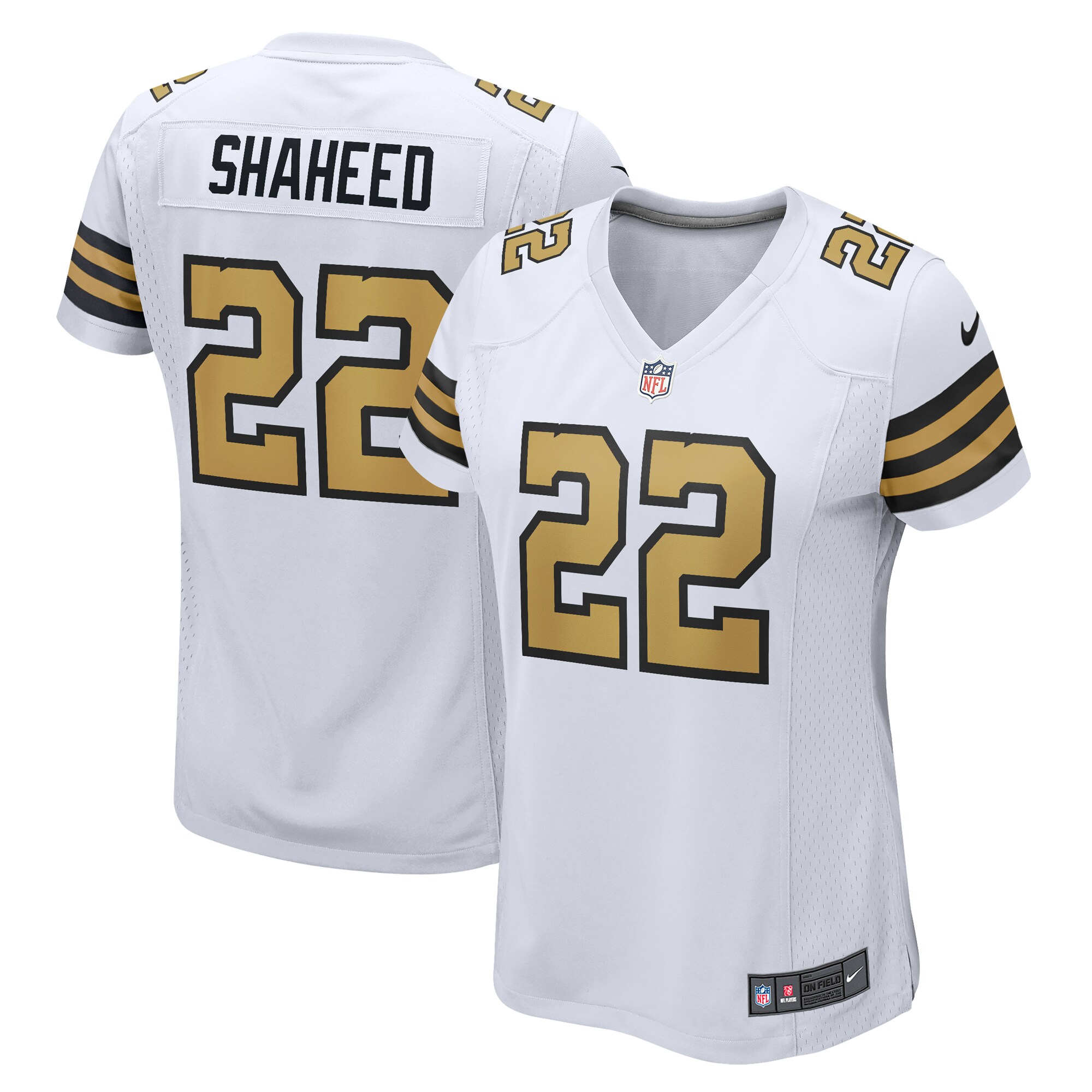 Rashid Shaheed New Orleans Saints Women's Alternate Game Jersey - White