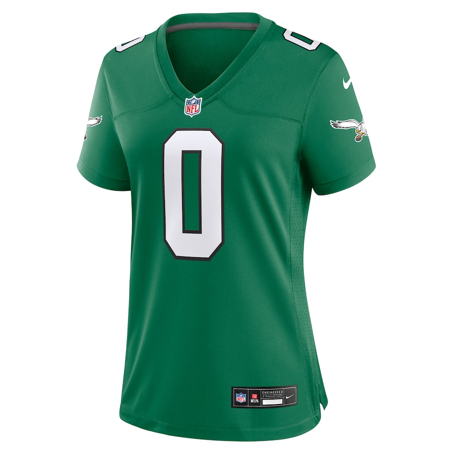 Womens Philadelphia Eagles DAndre Swift Kelly Green Alternate Game Jersey