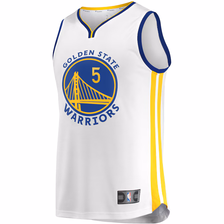 Kevon Looney Golden State Warriors Fanatics Fast Break Player Replica Jersey - Association Edition - White