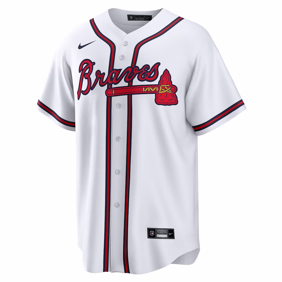 Youth Atlanta Braves Austin Riley Nike White Home Replica Player Jersey