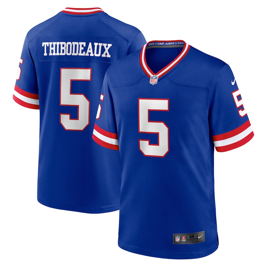 Mens New York Giants Kayvon Thibodeaux Royal Classic Player Game Jersey