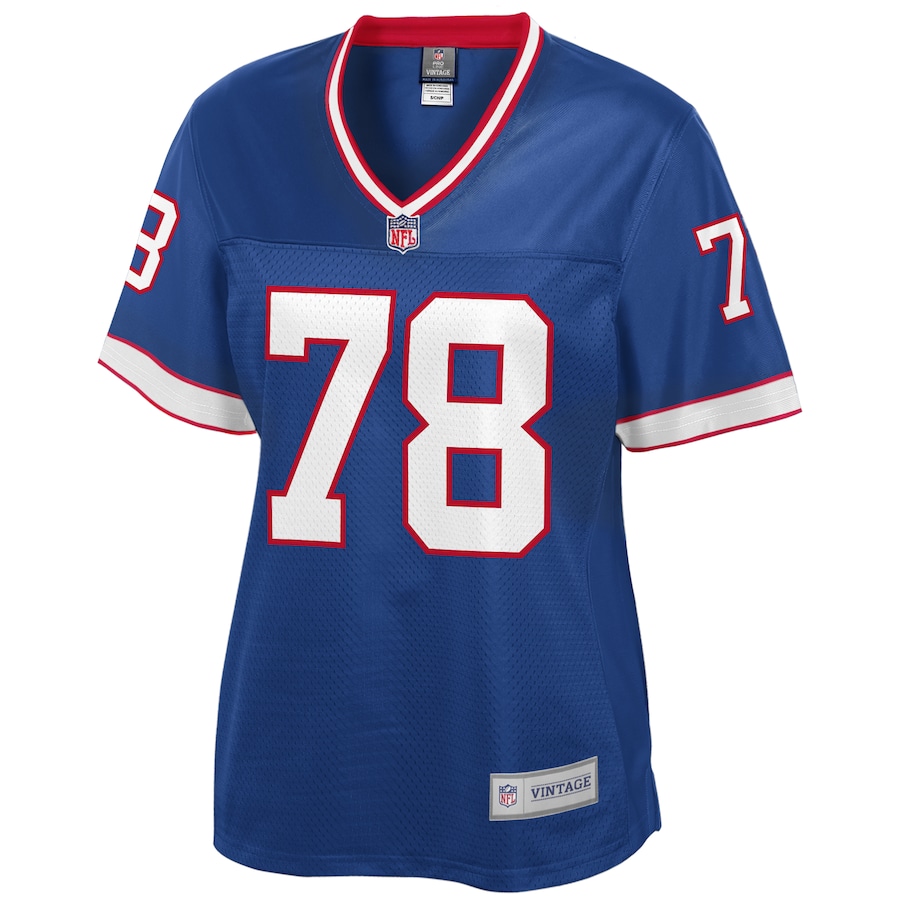 Womens Buffalo Bills Bruce Smith Pro Line Royal Retired Player Replica Jersey