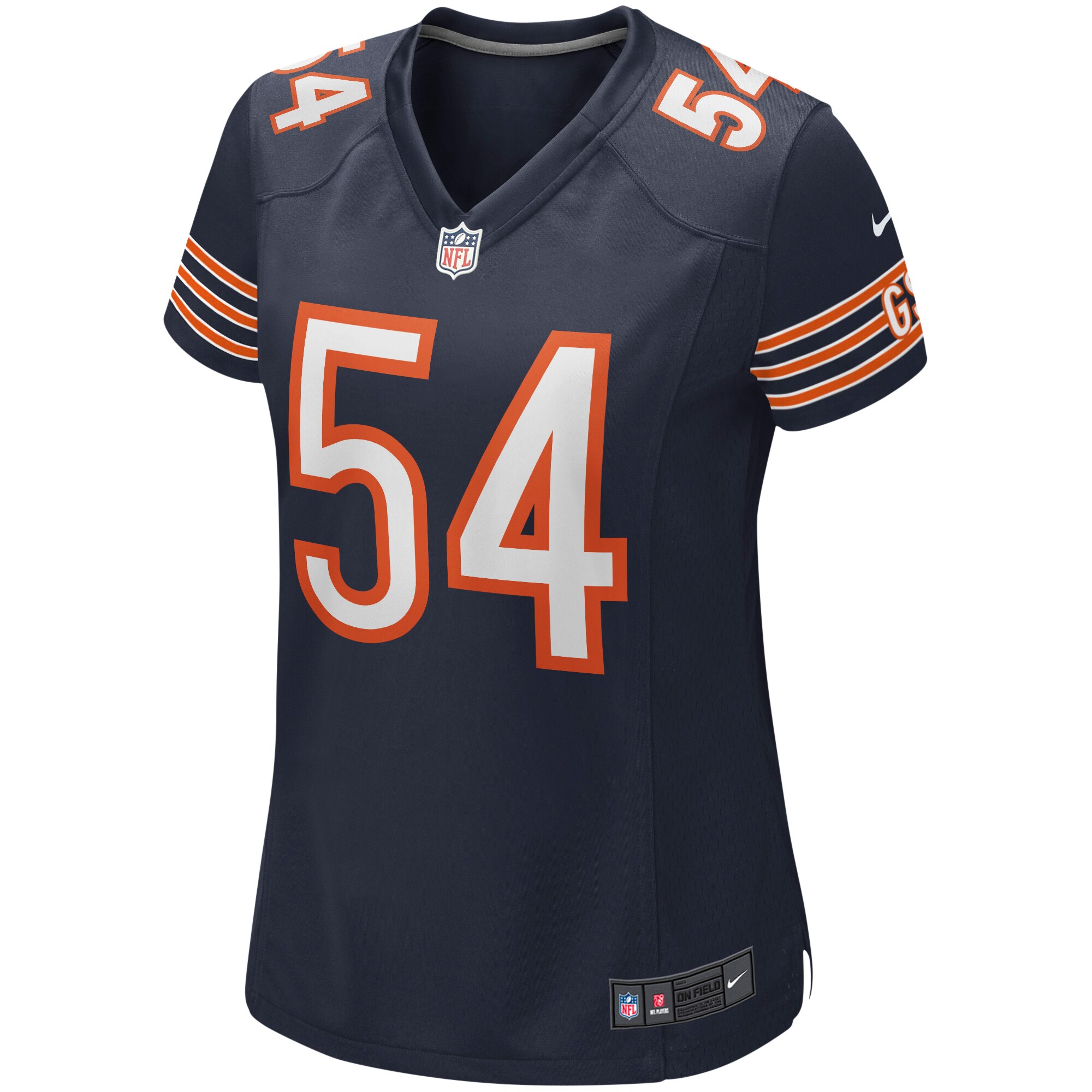 Brian Urlacher Chicago Bears Women's Game Retired Player Jersey - Navy
