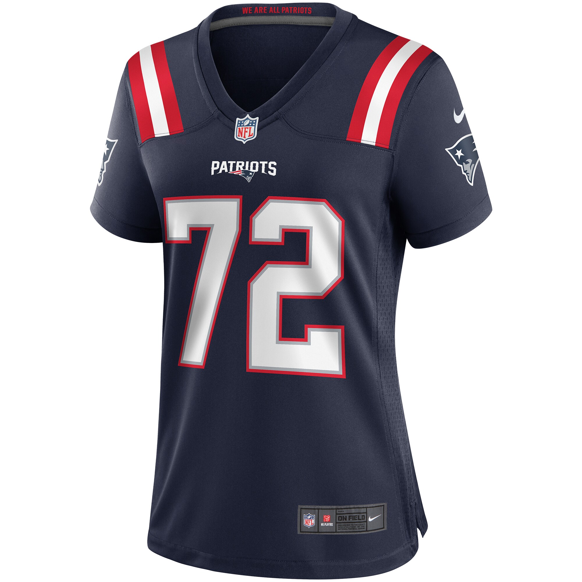 Matt Light New England Patriots Women's Game Retired Player Jersey - Navy