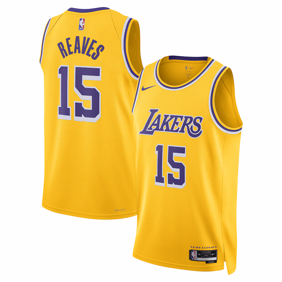 Austin Reaves Los Angeles Lakers Nike Unisex Swingman Jersey - Icon Edition - Gold