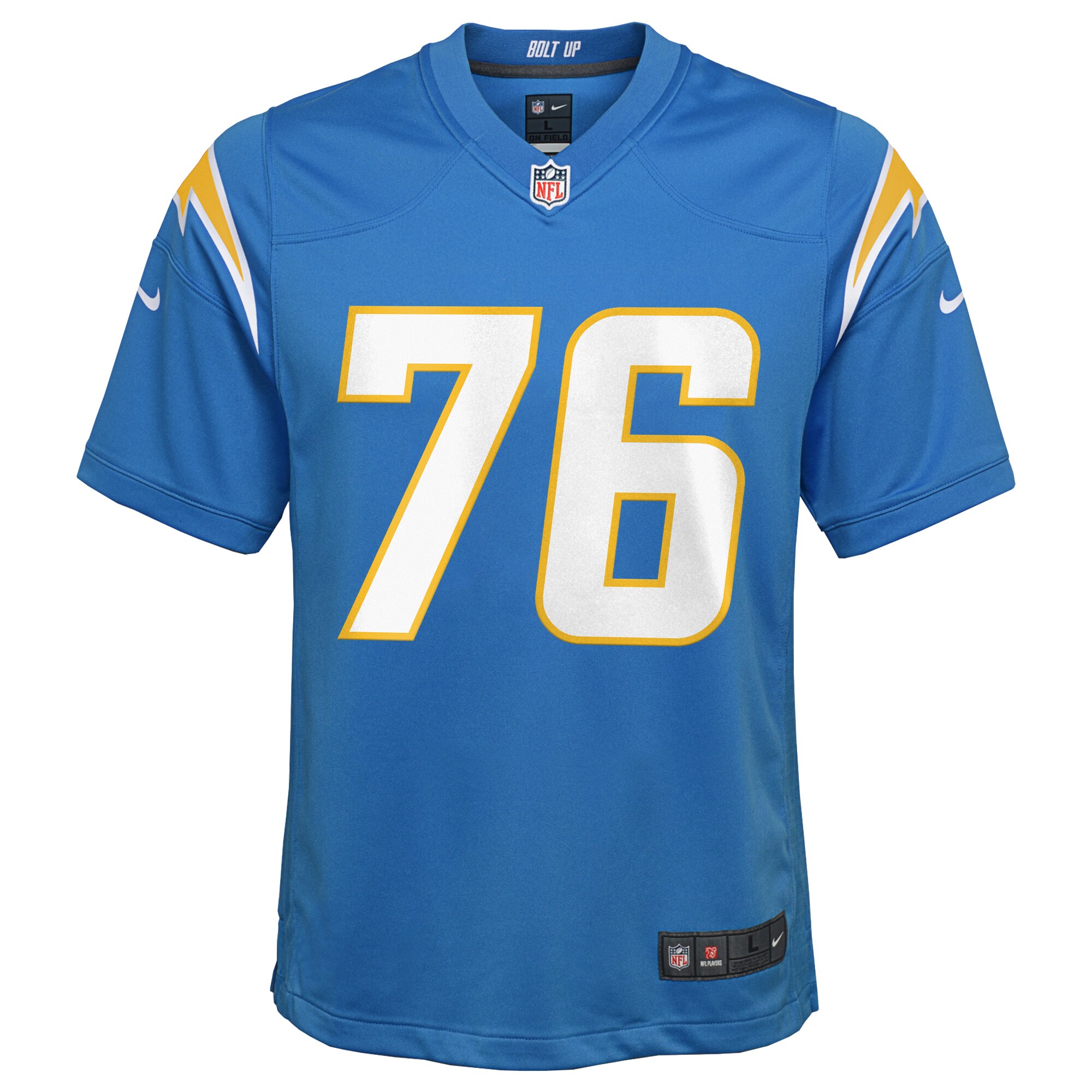 Joe Alt Los Angeles Chargers Youth 2024 NFL Draft First Round Pick Player Game Jersey - Powder Blue