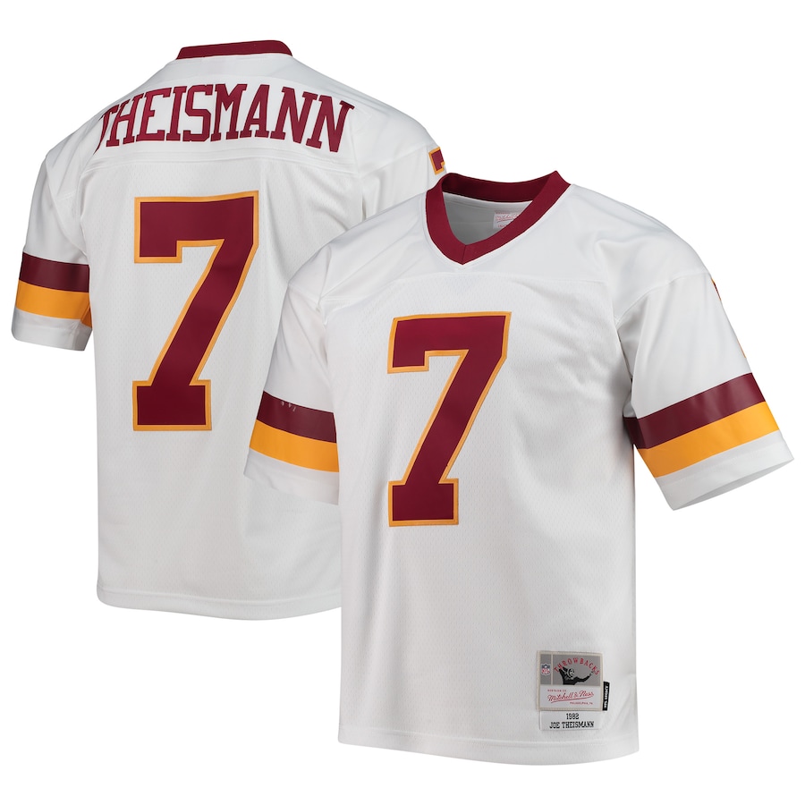 Mens Washington Football Team Joe Theismann White Legacy Replica Jersey