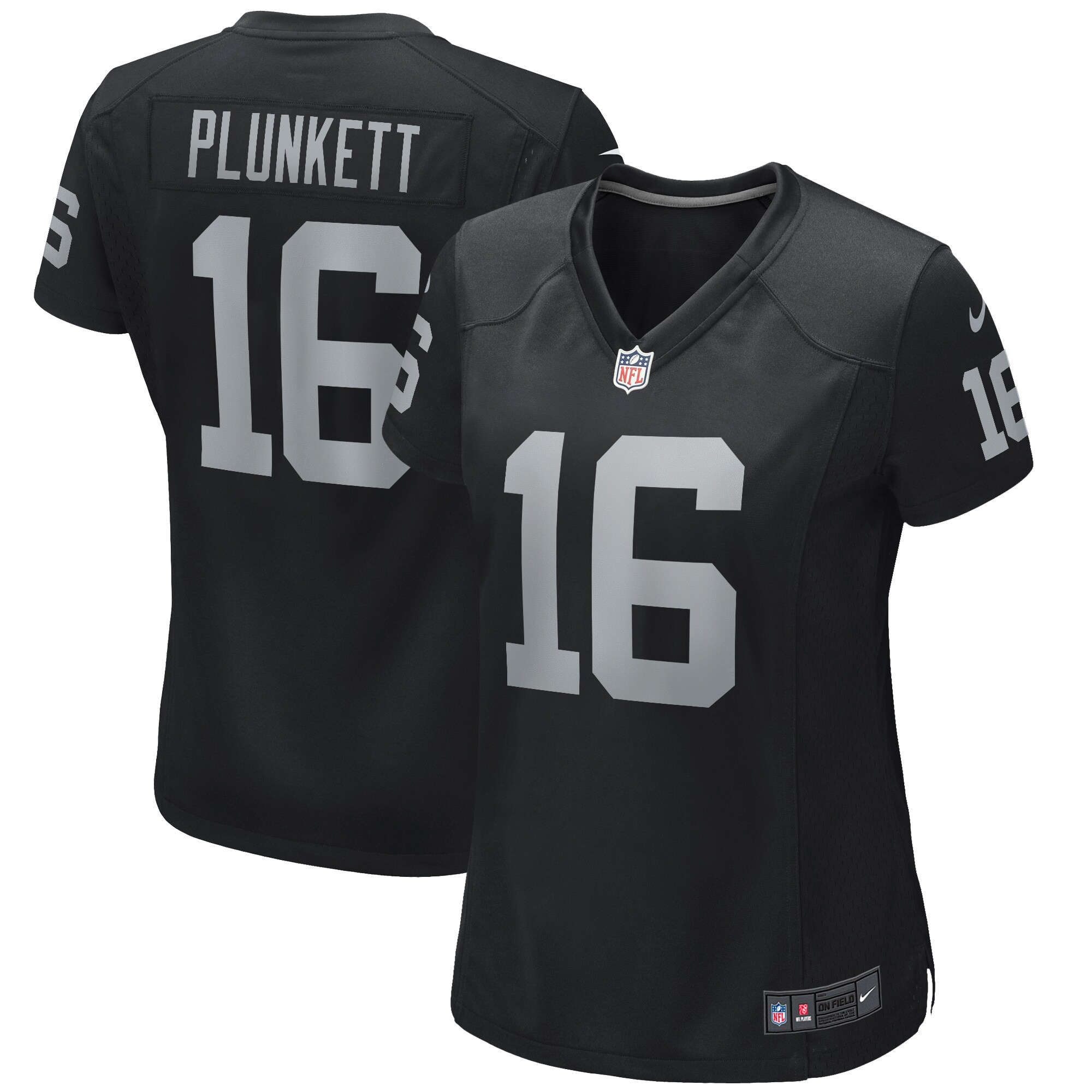 Jim Plunkett Las Vegas Raiders Women's Game Retired Player Jersey - Black