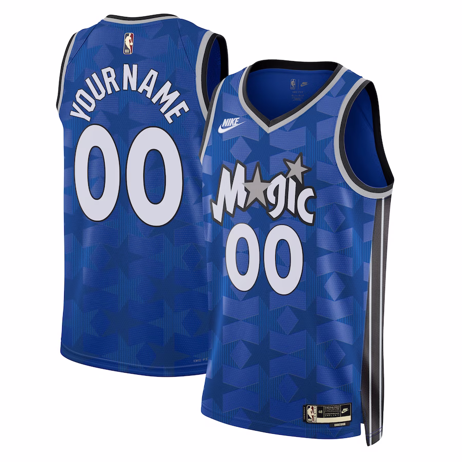 Unisex Orlando Magic Nike Blue 2023/24 Swingman Custom Jersey - Classic Edition