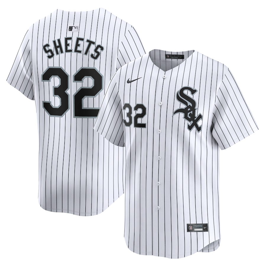 Men's Chicago White Sox Gavin Sheets White Home Limited Player Jersey