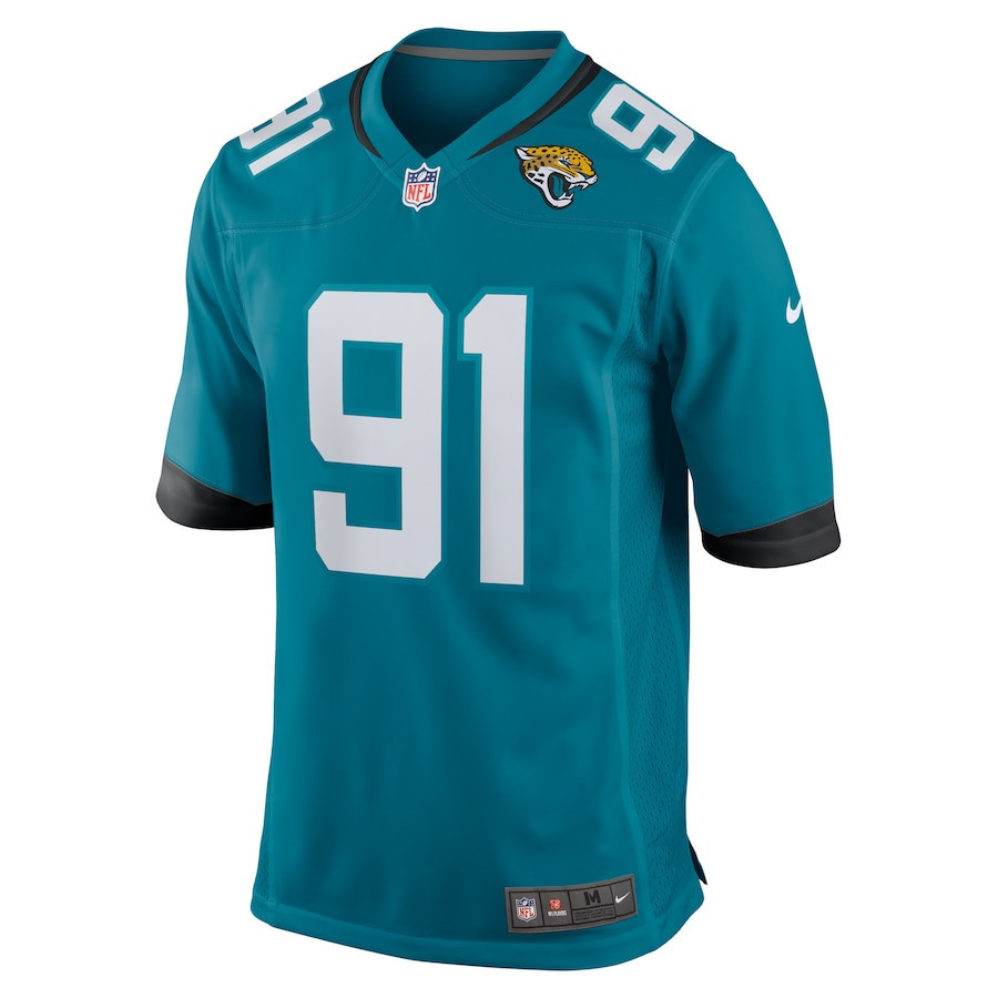 Arik Armstead 91 Jacksonville Jaguars Alternate Game Men Jersey - Teal