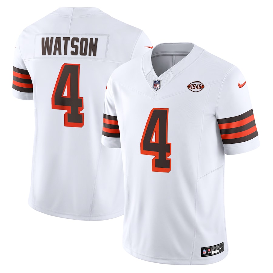 Mens Cleveland Browns Deshaun Watson White Vapor F.U.S.E. Limited Jersey