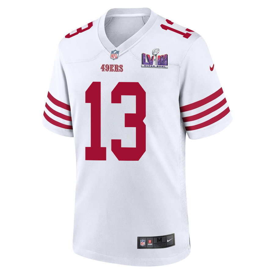 Brock Purdy 13 Signed San Francisco 49ers Super Bowl LVIII Game Men Jersey - White