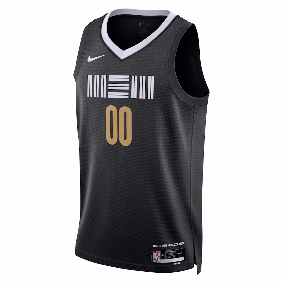Unisex Memphis Grizzlies Nike Black 2023/24 Custom Swingman Jersey - City Edition