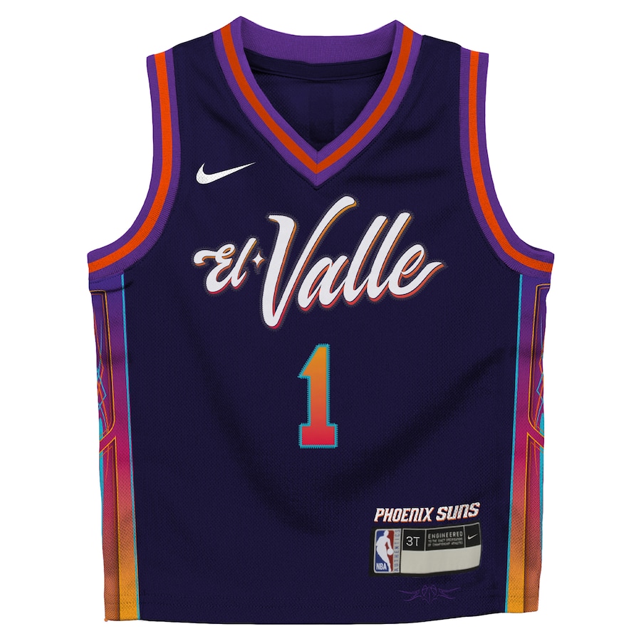 Infant Phoenix Suns Devin Booker Nike Purple 2023/24 Swingman Replica Jersey - City Edition