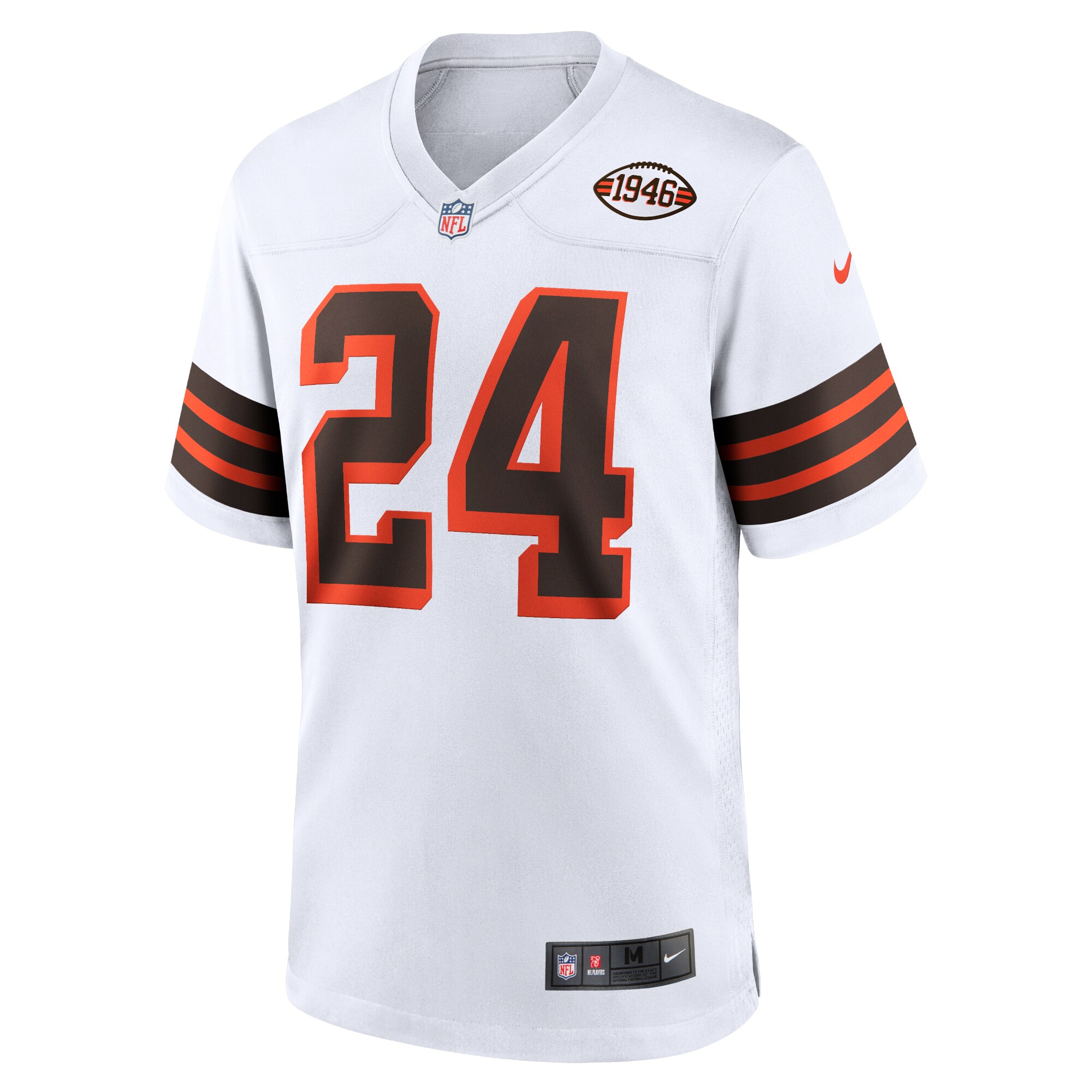 Nick Chubb Cleveland Browns 1946 Collection Alternate Game Jersey - White