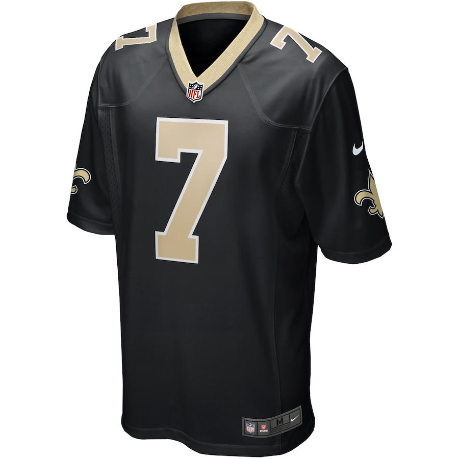 Mens New Orleans Saints Morten Andersen Black Game Retired Player Jersey