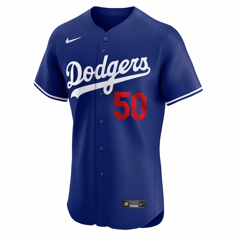 Mookie Betts Los Angeles Dodgers Nike Alternate Elite Player Jersey - Royal