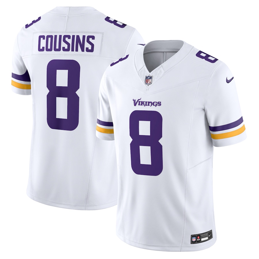 Mens Minnesota Vikings Kirk Cousins White Vapor F.U.S.E. Limited Jersey