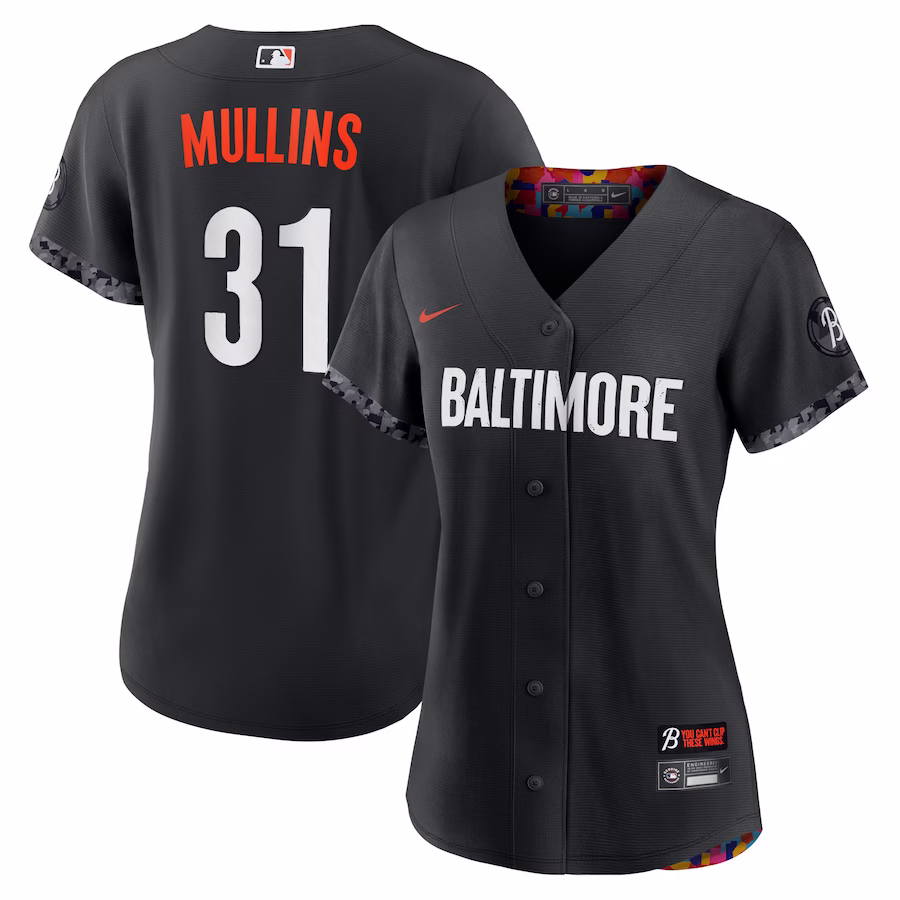 Youth Baltimore Orioles Cedric Mullins Nike Black City Connect Replica Player Jersey