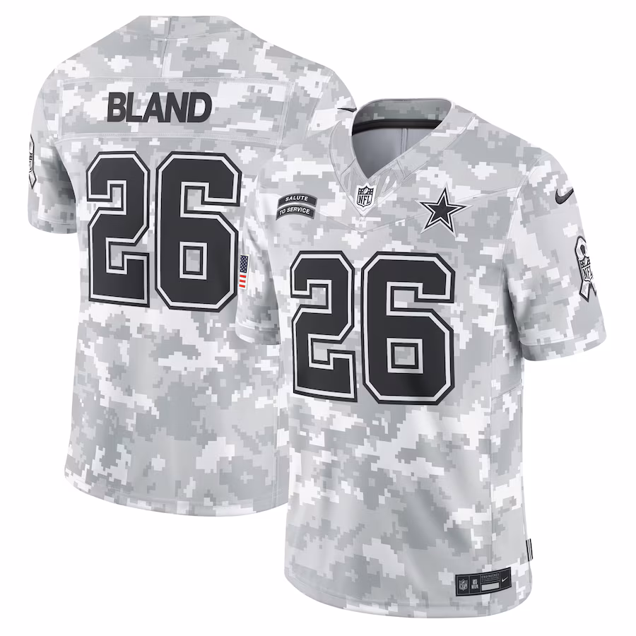 DaRon Bland Dallas Cowboys Nike 2024 Salute to Service Limited Jersey - Arctic Camo