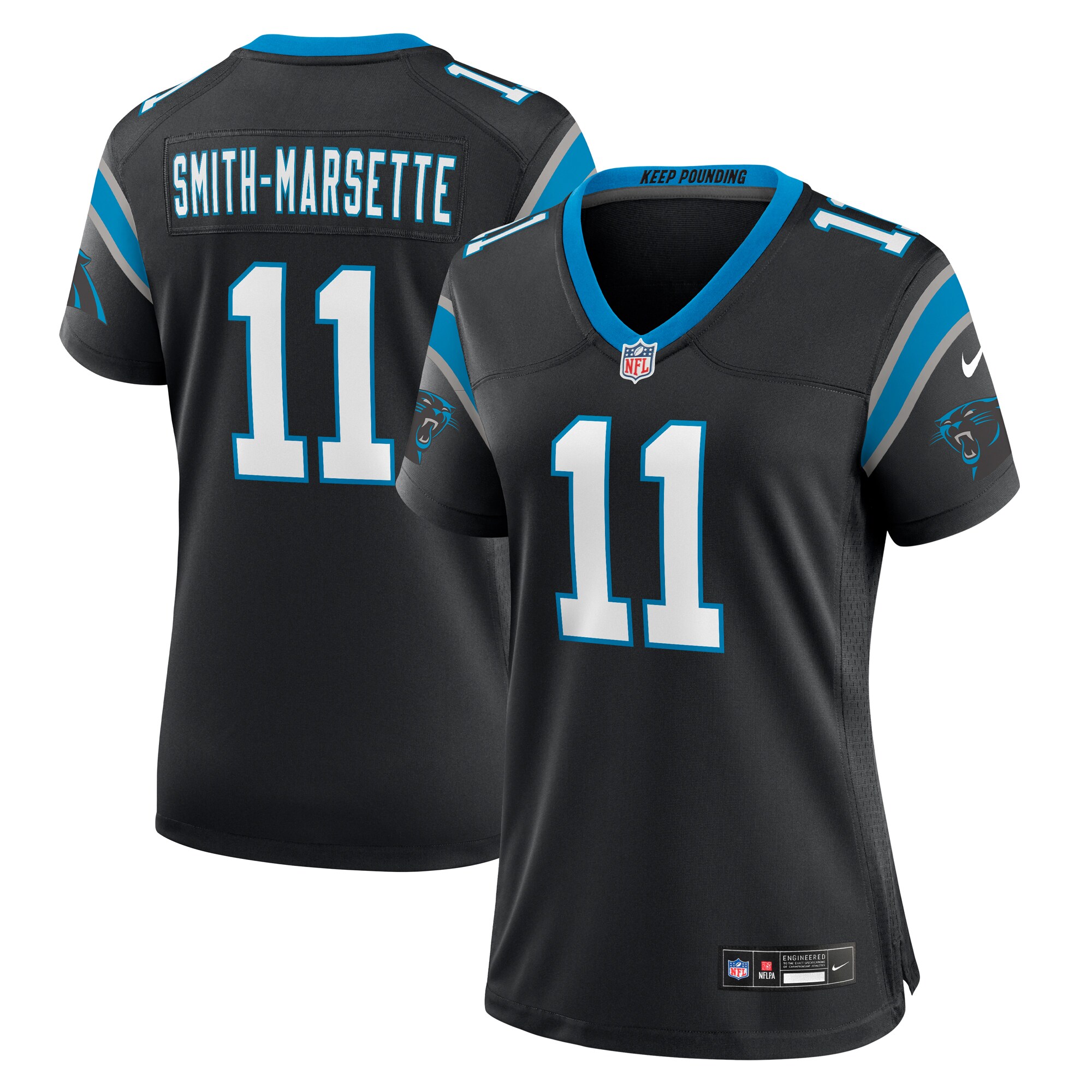 Ihmir Smith-Marsette Carolina Panthers Women's Team Game Jersey - Black