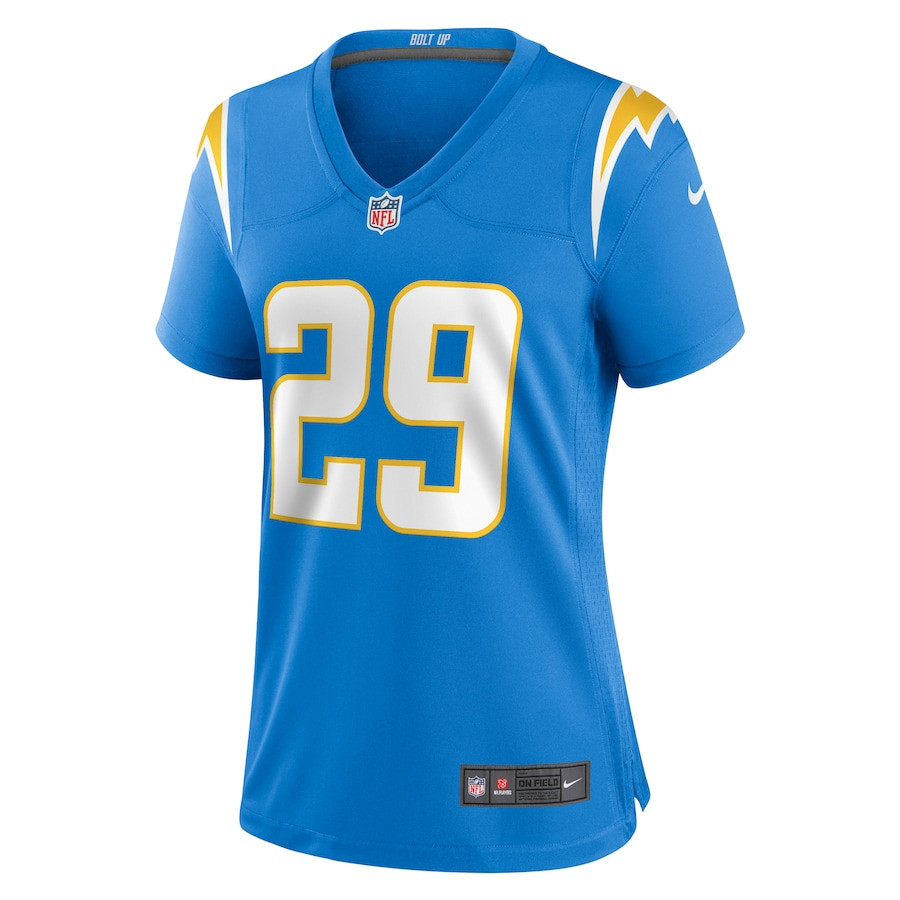 Tarheeb Still 29 Los Angeles Chargers Women's Game Jersey - Powder Blue