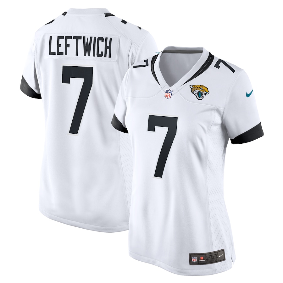 Womens Jacksonville Jaguars Byron Leftwich White Retired Player Game Jersey