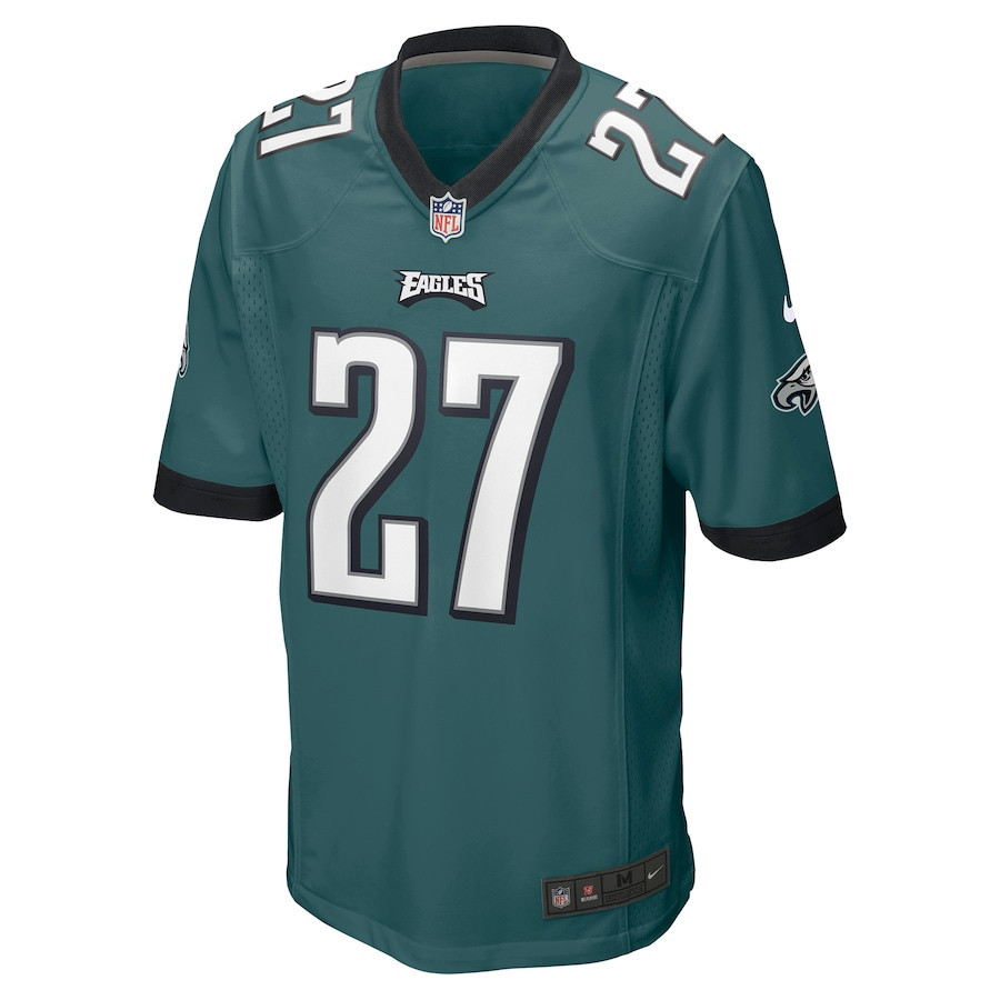 Zech McPhearson 27 Philadelphia Eagles Men Game Jersey - Midnight Green