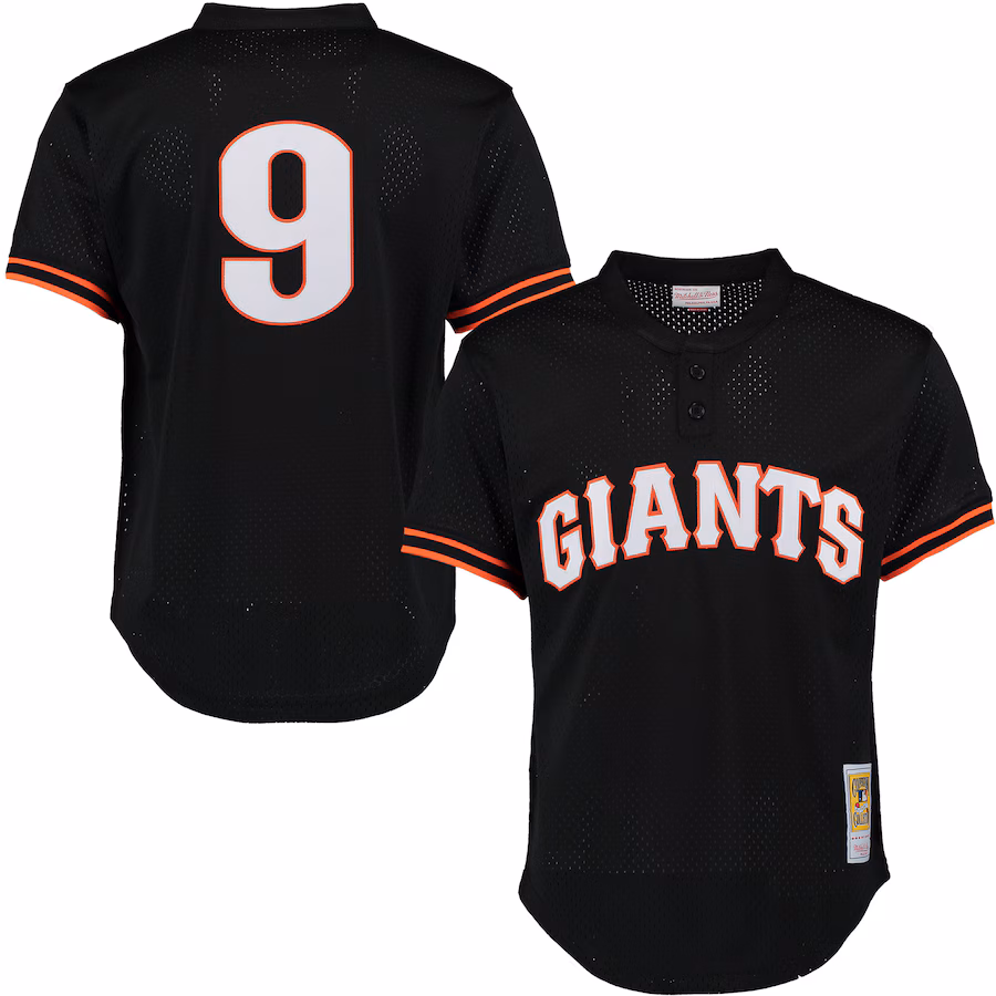 Youth San Francisco Giants Matt Williams Mitchell & Ness Black Cooperstown Mesh Batting Practice Jersey