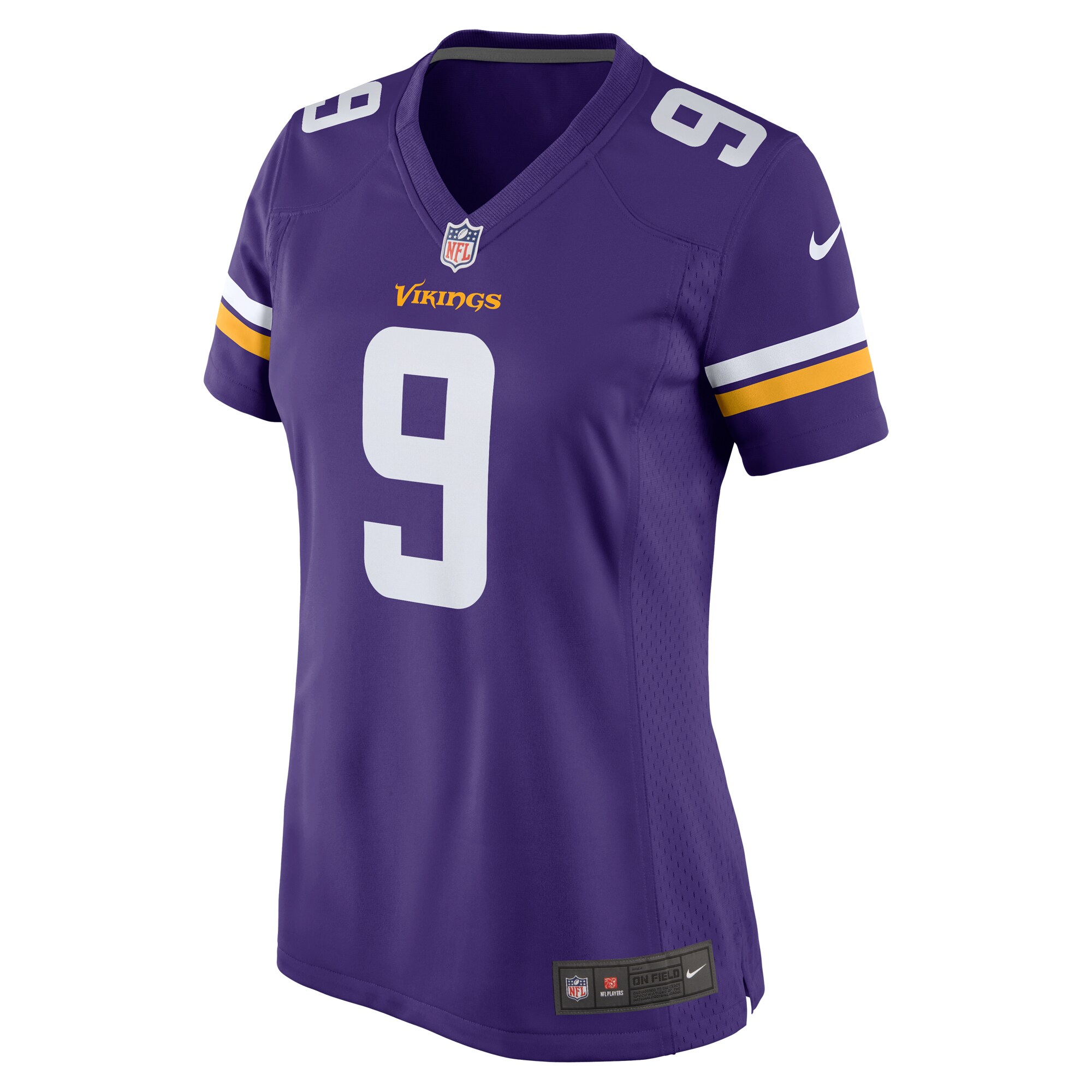 J.J. McCarthy Minnesota Vikings Women's 2024 NFL Draft First Round Pick Player Game Jersey - Purple