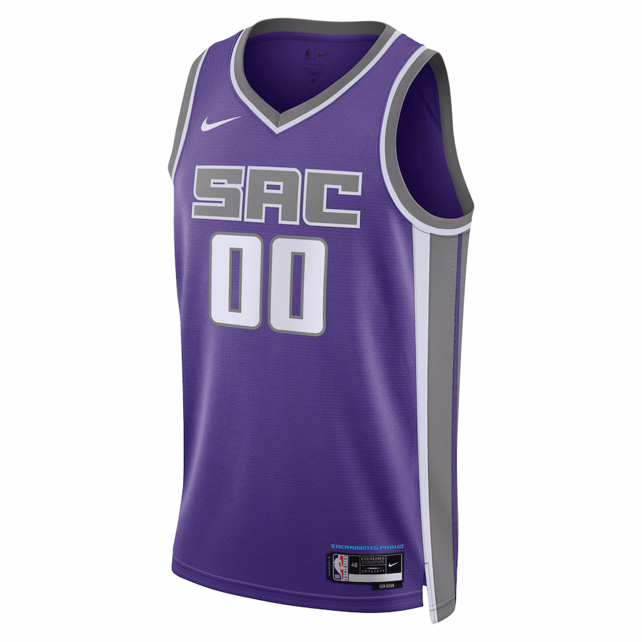 Sacramento Kings Nike Unisex Swingman Custom Jersey Purple - Icon Edition