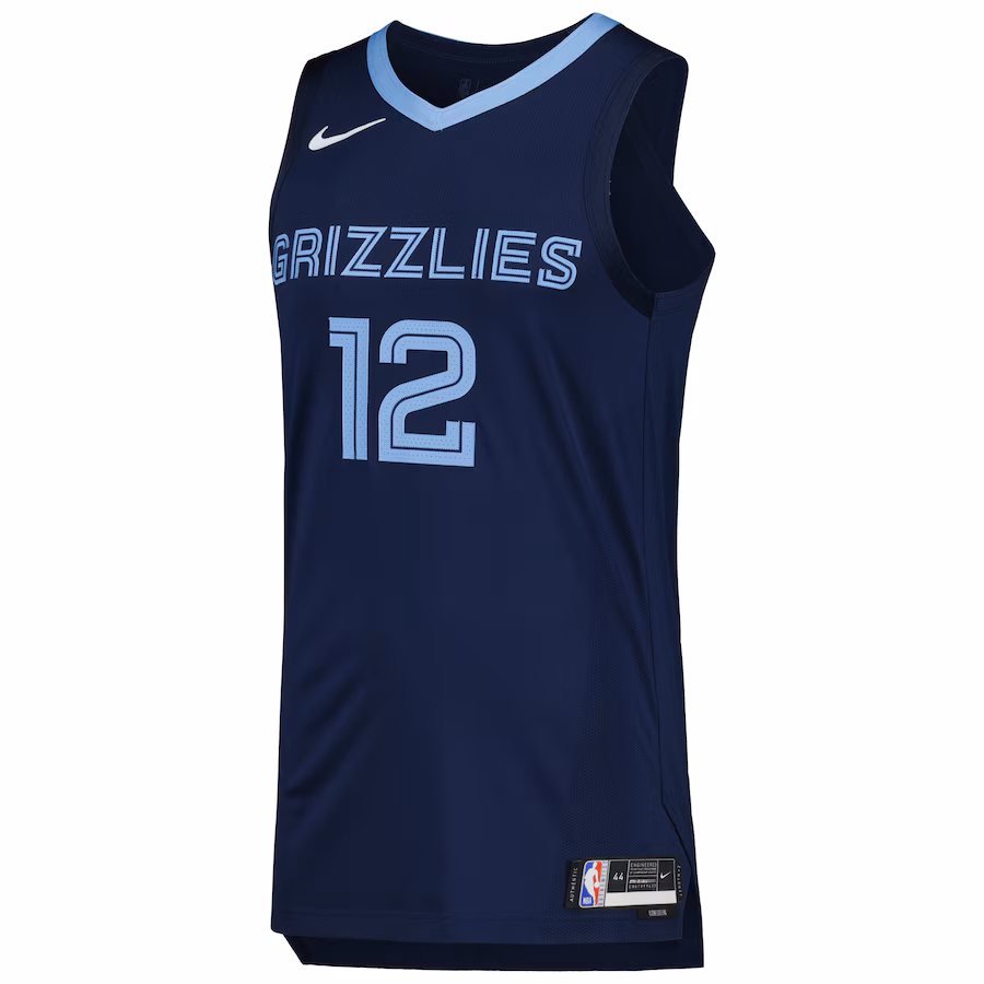 Men's Memphis Grizzlies Ja Morant Nike Navy Authentic Jersey - Association Edition