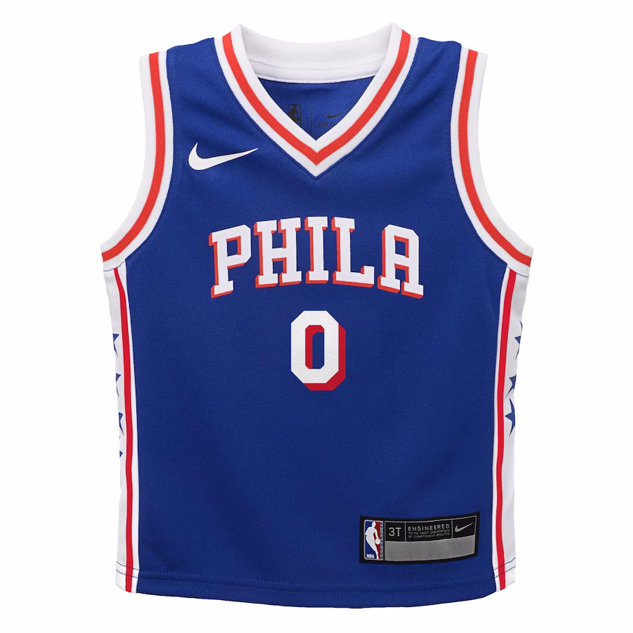 Infant Philadelphia 76ers Tyrese Maxey Nike Royal Swingman Player Jersey - Icon Edition