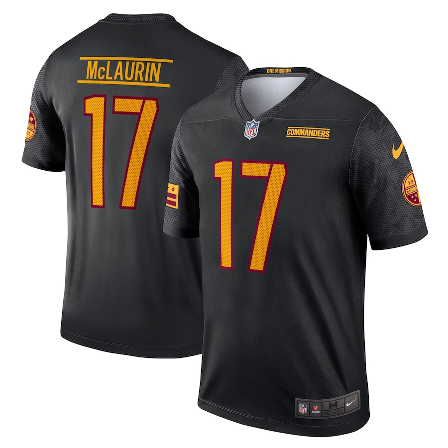 Mens Washington Commanders Terry McLaurin Black Alternate Legend Jersey