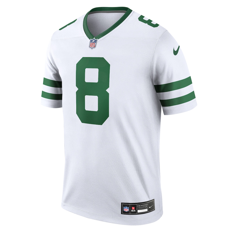 Mens New York Jets Aaron Rodgers Spotlight White Alternate Legend Player Jersey