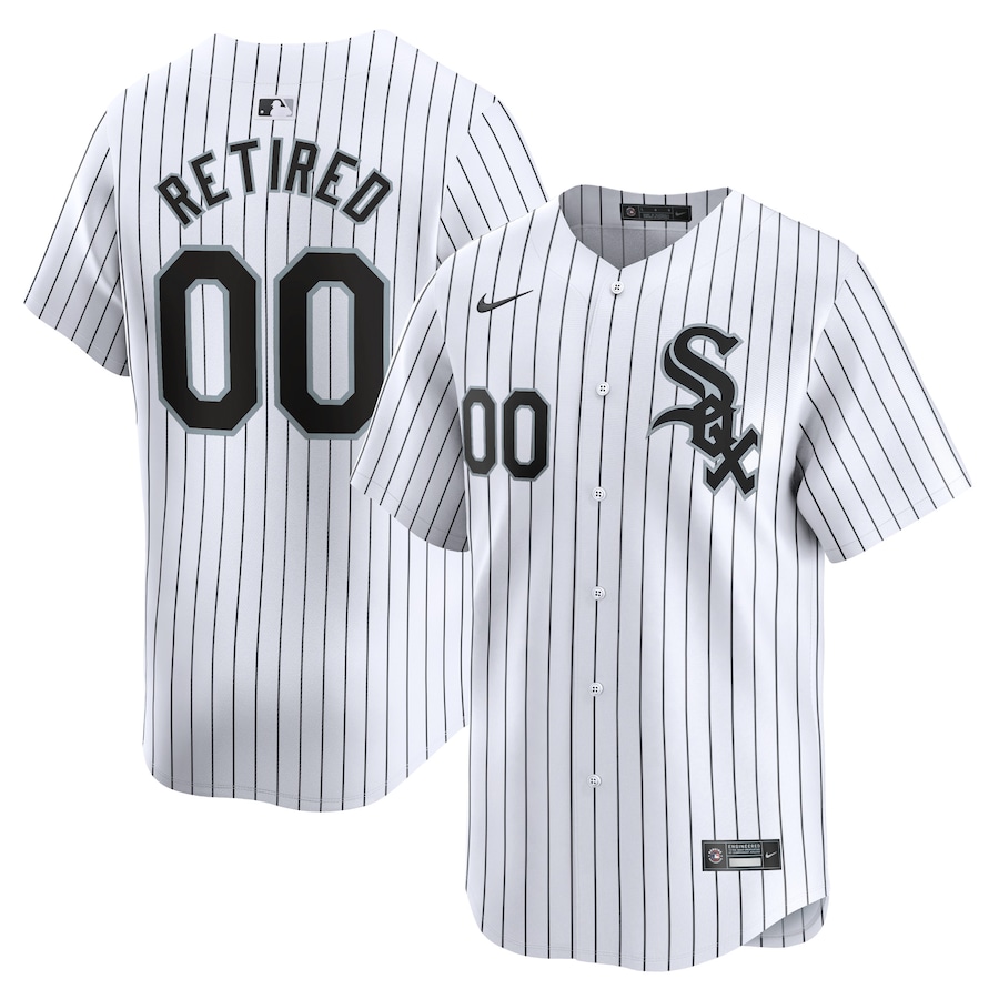 Men's Chicago White Sox White Home Limited Pick-A-Player Retired Roster Jersey