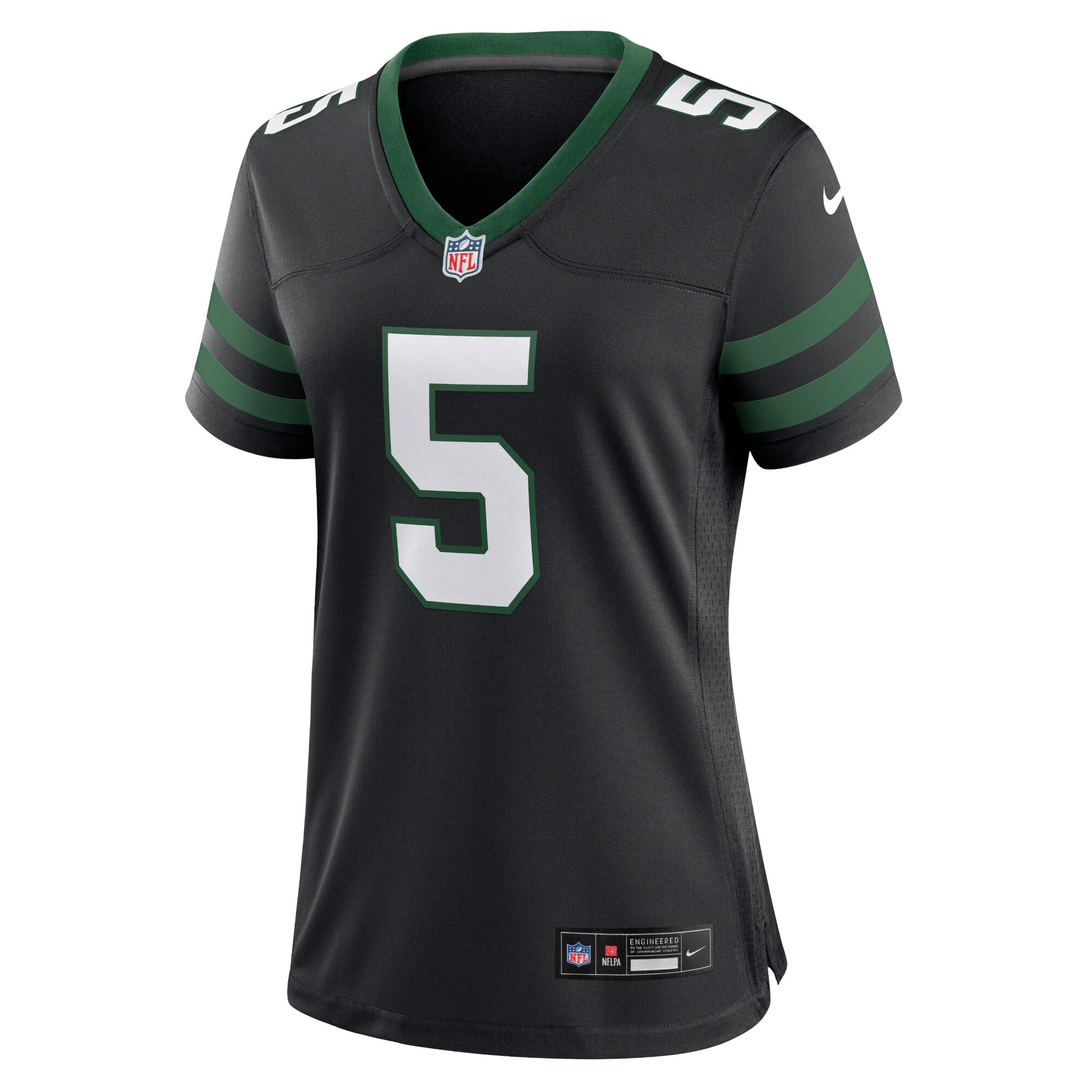 Garrett Wilson New York Jets Women's Alternate Game Jersey - Legacy Black