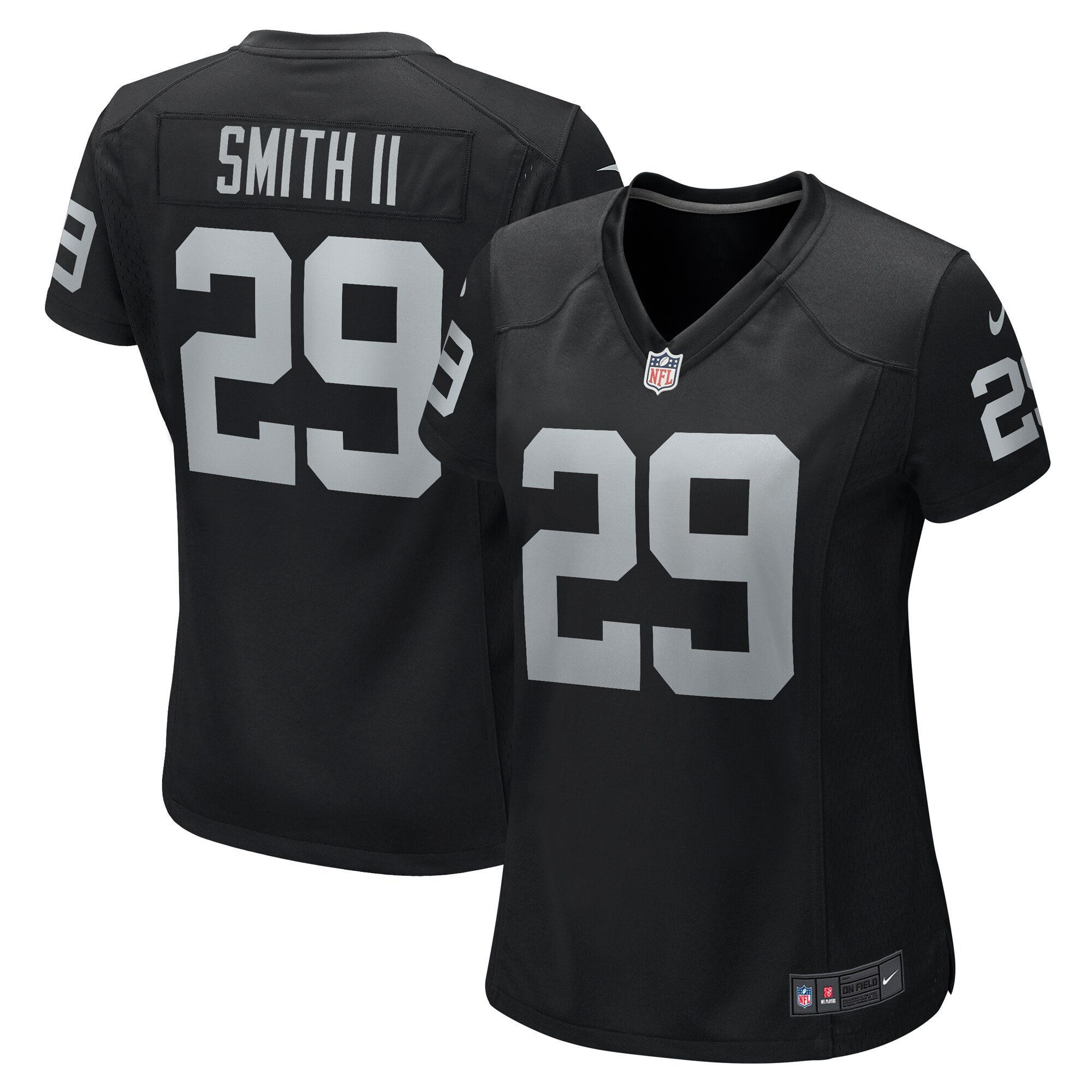 Christopher Smith II Las Vegas Raiders Women's Team Game Jersey - Black