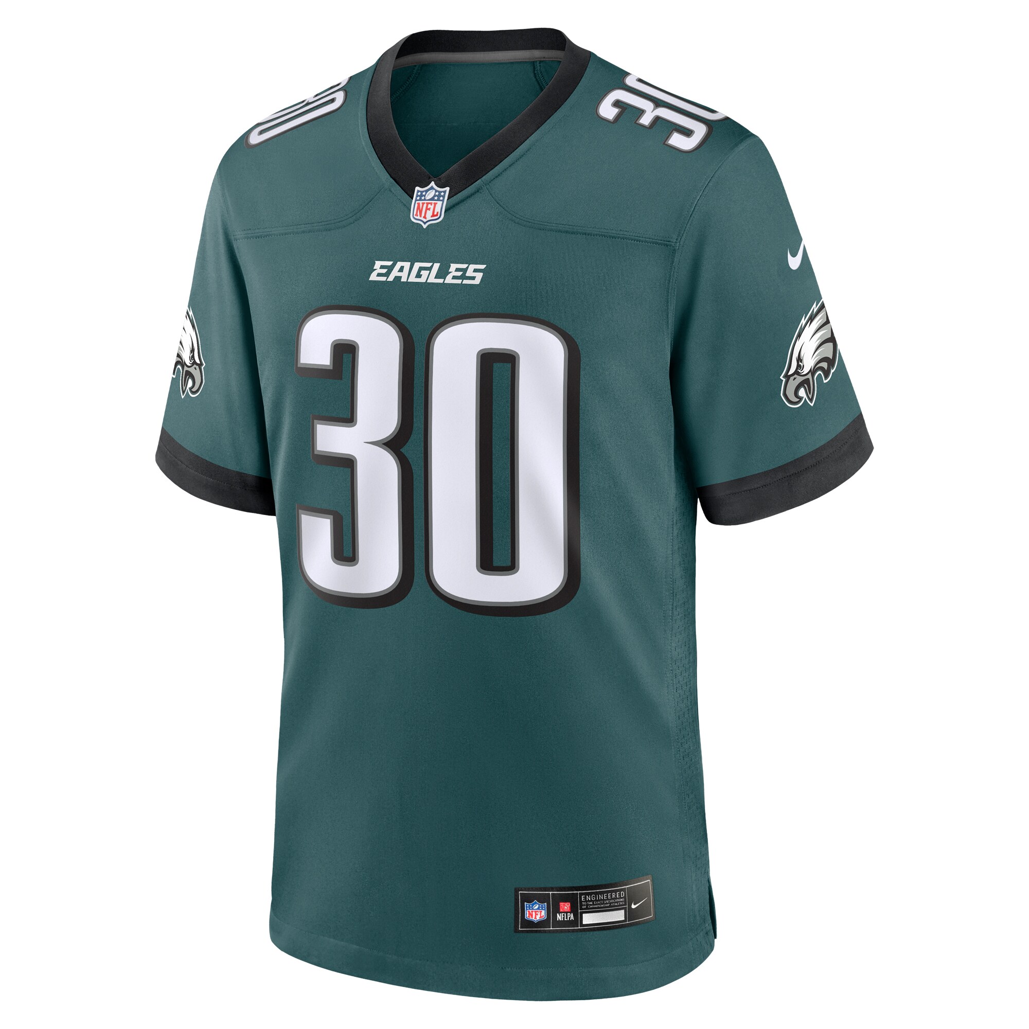 Quinyon Mitchell Philadelphia Eagles 2024 NFL Draft First Round Pick Player Game Jersey - Midnight Green