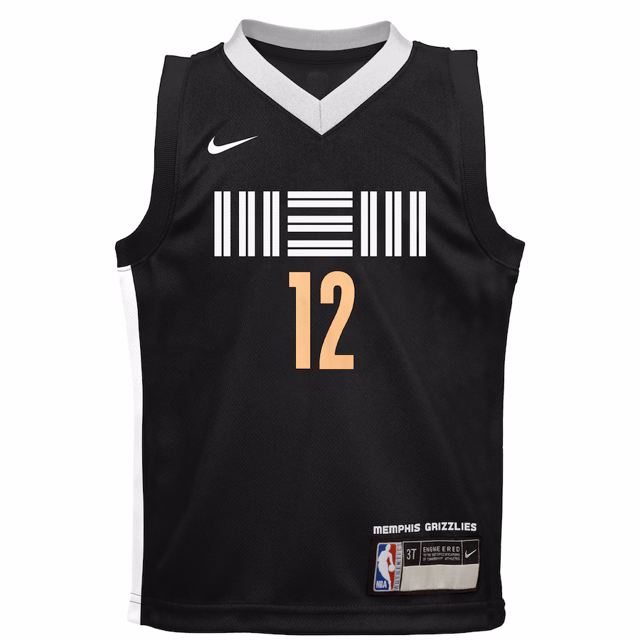 Infant Memphis Grizzlies Ja Morant Nike Black 2023/24 Swingman Replica Jersey - City Edition