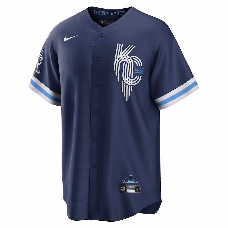 Women's Kansas City Royals Bo Jackson Nike Navy City Connect Replica Player Jersey
